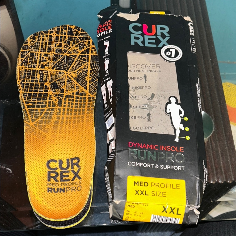 Currex RunPro Dynamic Insoles(Medium Profile)